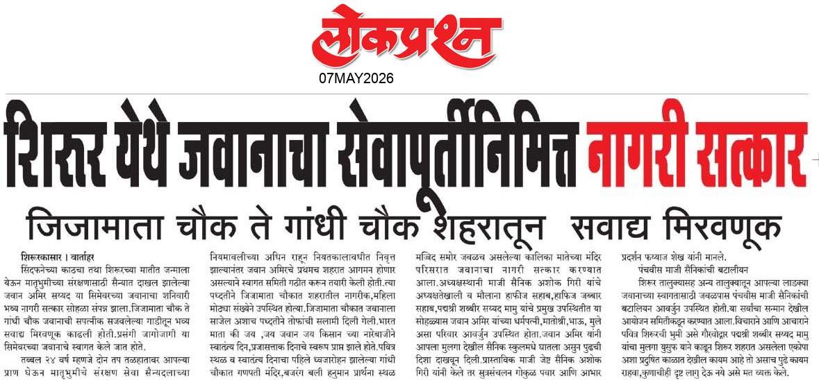 lokprashna Daily News Paper